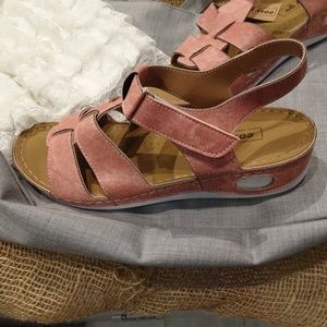 Dusty Pink Comfortable Summer Sandals